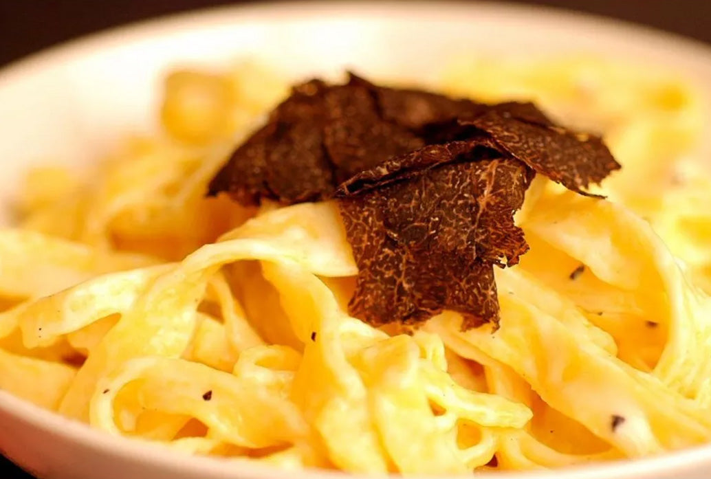 Pasta and fresh truffles