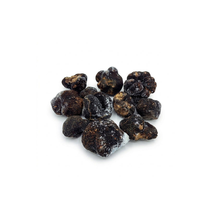 Frozen Tuber aestivum black summer truffles