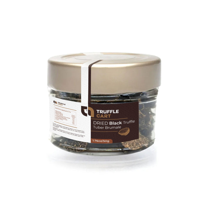 Dried Tuber brumale black winter truffles