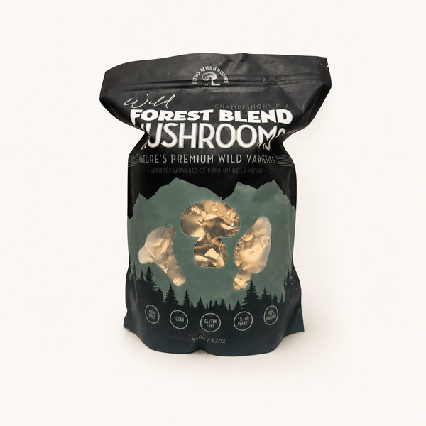 Euro Mushrooms dried wild forest mushroom blend 12 oz resealable pouch