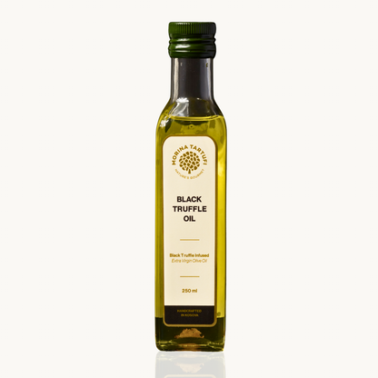 Black truffle-flavored extra virgin olive oil1