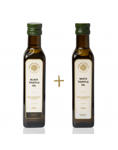 Showing image for Set of black and white truffle oil Set black and white truffle oil Low Price, Products, Oil & butter image